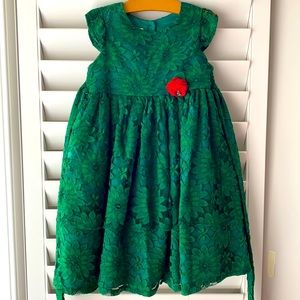 Laura Ashley green dress size 6X